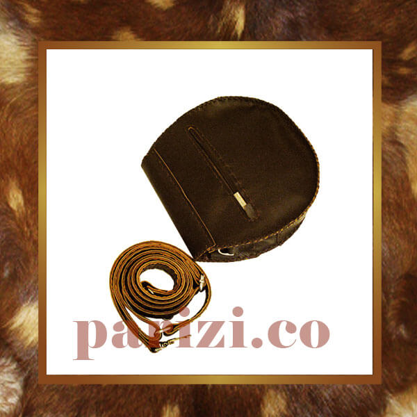 Leather shoulder bag 17