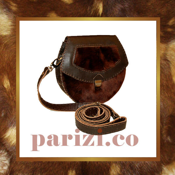 Leather shoulder bag 17