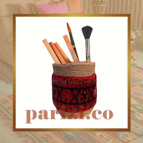 Handmade pen holder