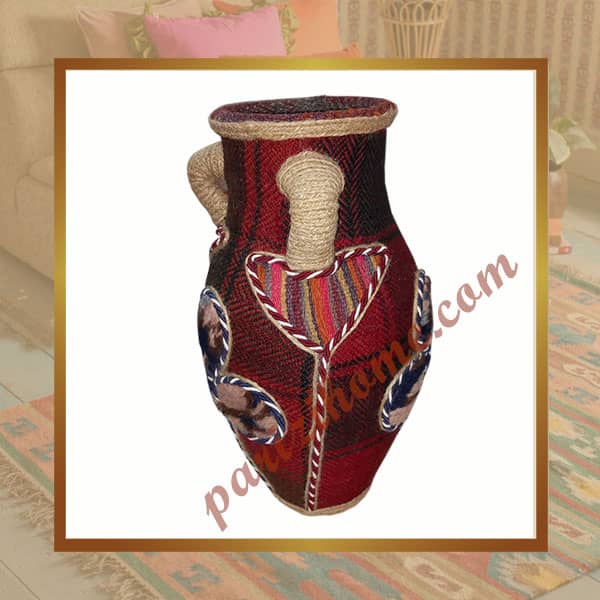 Handwoven carpet Vase Handwoven carpet Vase