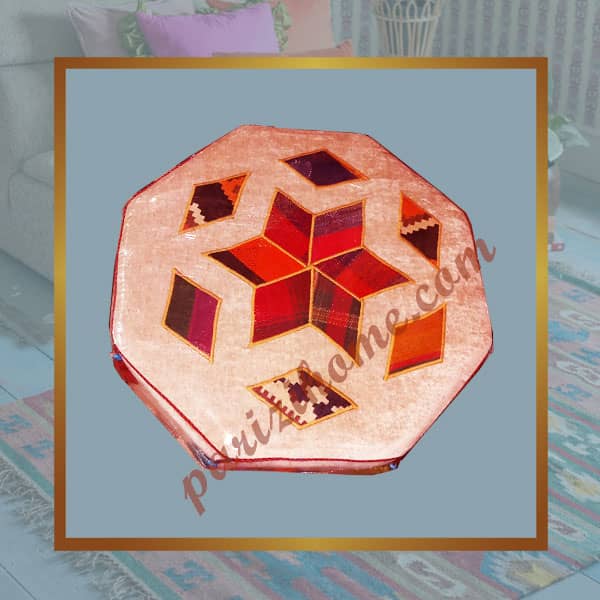 Handmade Polygon Pouf Handmade Polygon Pouf