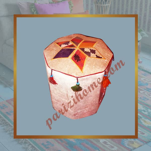 Handmade Polygon Pouf