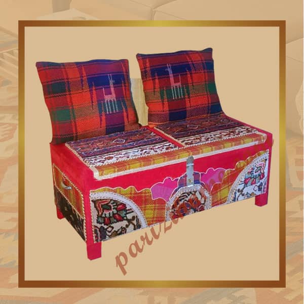 handmade carpet chest