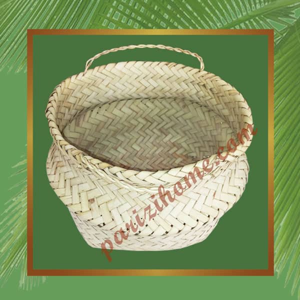 Wicker flower pot