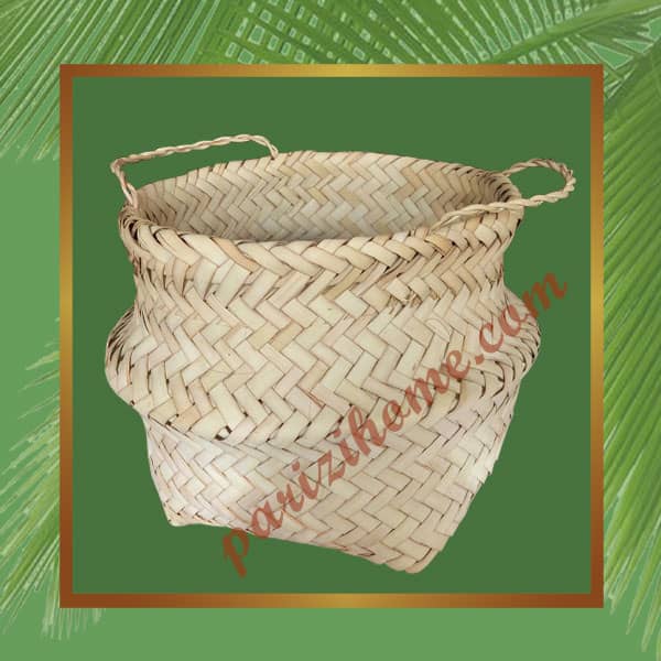 Wicker flower pot