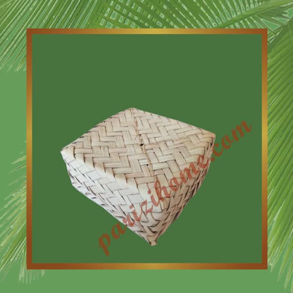 Square wicker box Square wicker box