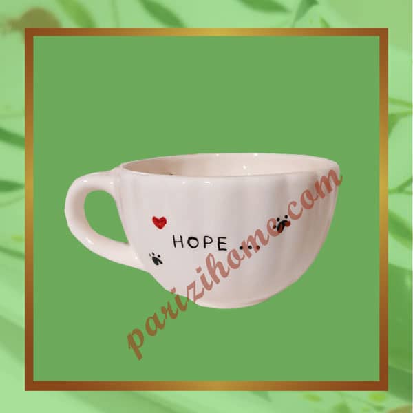 Surprise ceramic cup