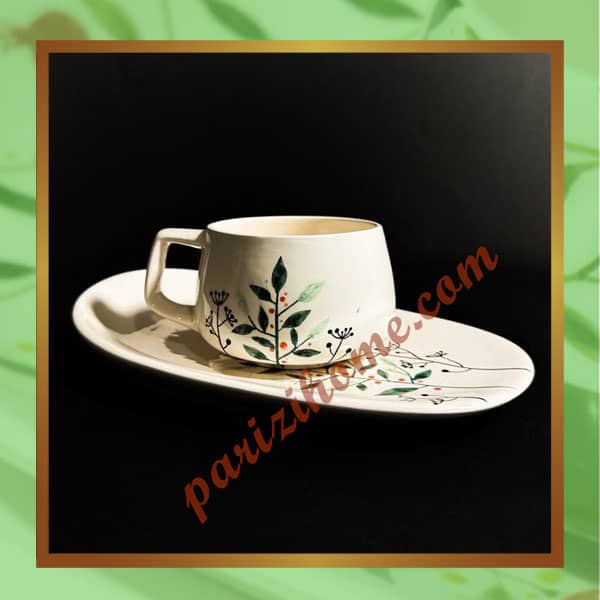 Coffee cup with saucer
