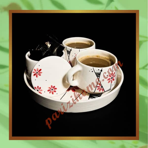 Ceramic tea set for two with tray Ceramic tea set for two with tray