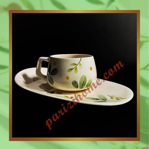 Coffee cup with saucer