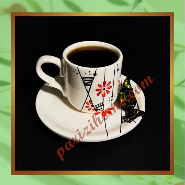 Ceramic Coffee and Espresso Cup with Saucer